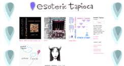 Desktop Screenshot of esoterictapioca.com